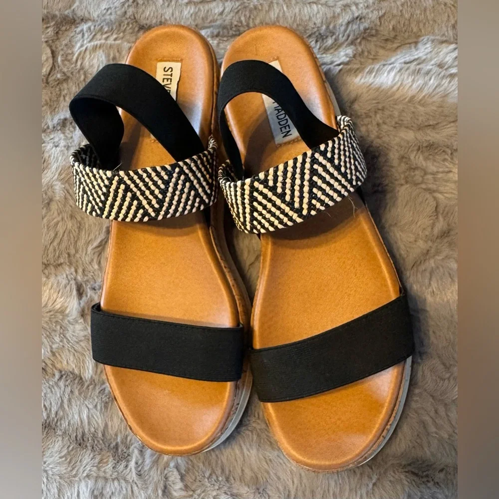 Steve Madden Platform Sandals 9.5 - Picture 1 of 6